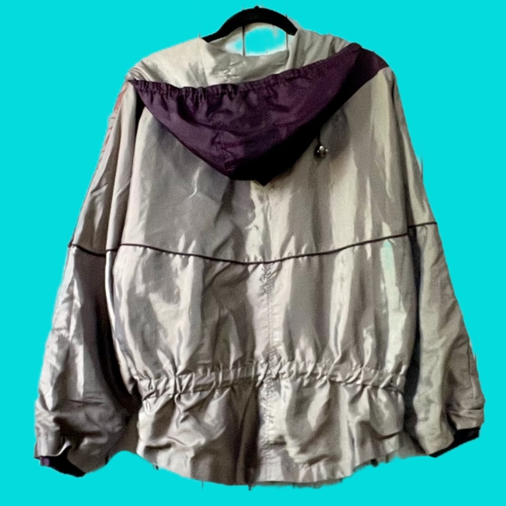 Vintage Unique Animal Print Windbreaker Jacket - Picture 4 of 5